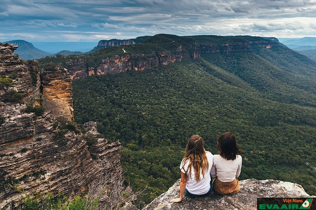 Vẻ đẹp tự nhiên của Blue Mountains thu hút nhiều vị khách ghé thăm