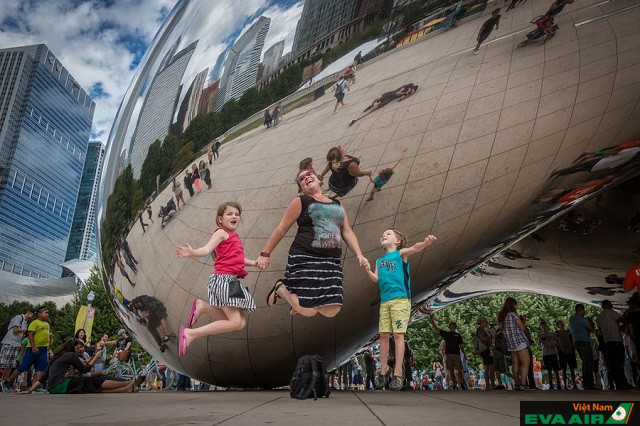 Mùa hè là thời điểm phù hợp cho chuyến du lịch cùng gia đình ở Chicago