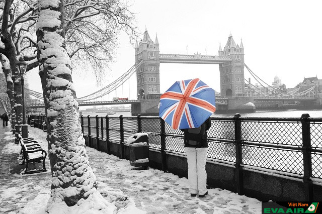 Thưởng ngoạn khung cảnh mùa đông tuyệt đẹp ở London