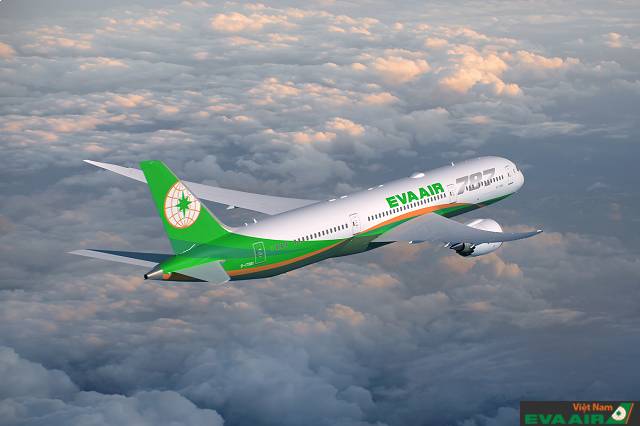 EVA Air là hãng không quốc tế đạt chuẩn 5 sao