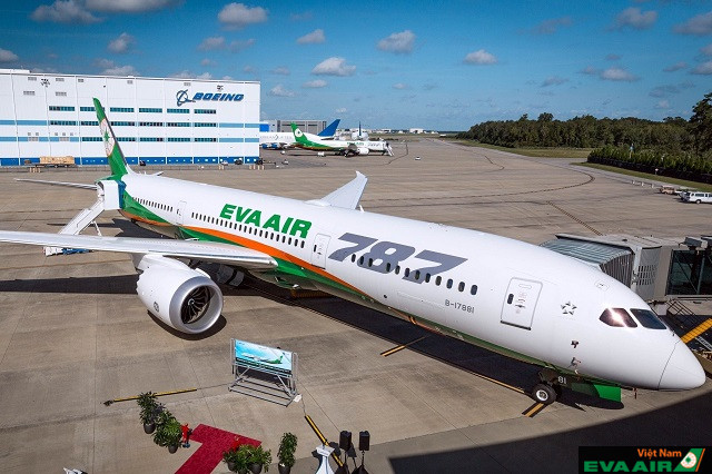 Hãng hàng không EVA Air là hãng vận chuyển lớn thứ 2 Đài Loan