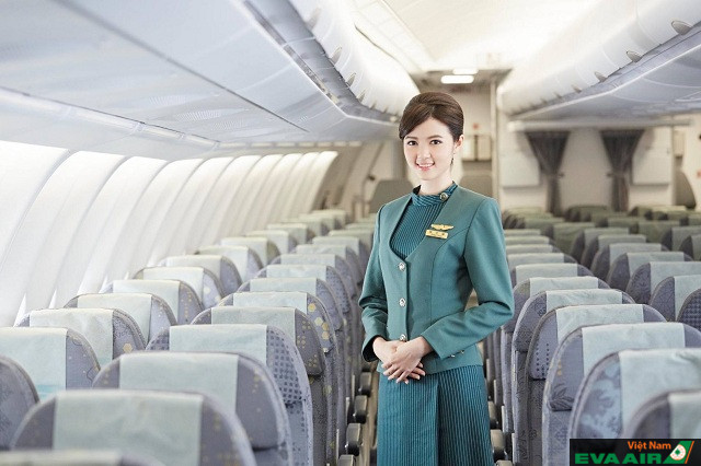 Hãng hàng không EVA Air cung cấp các chuyến bay với chất lượng dịch vụ tuyệt vời