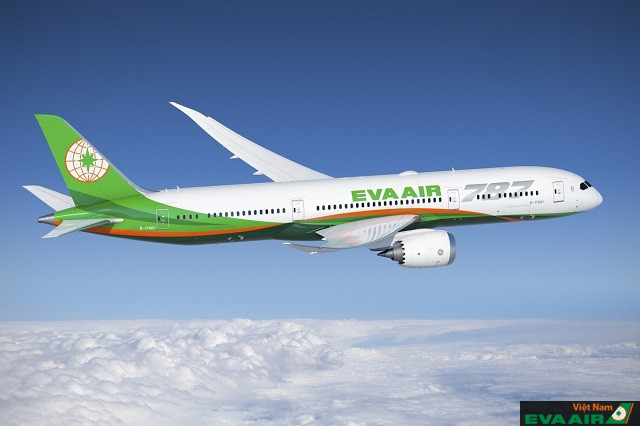 Thiết kế máy bay và màu sắc trên tàu bay từng nhiều lần được EVA Air thay đổi nhưng logo biểu tượng vẫn được giữ nguyên