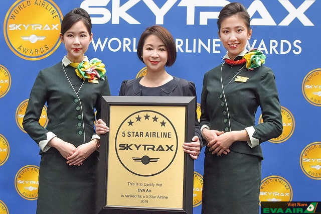 EVA Air đã đạt được nhiều giải thưởng danh giá và được công nhận là hãng bay 5 sao hàng đầu