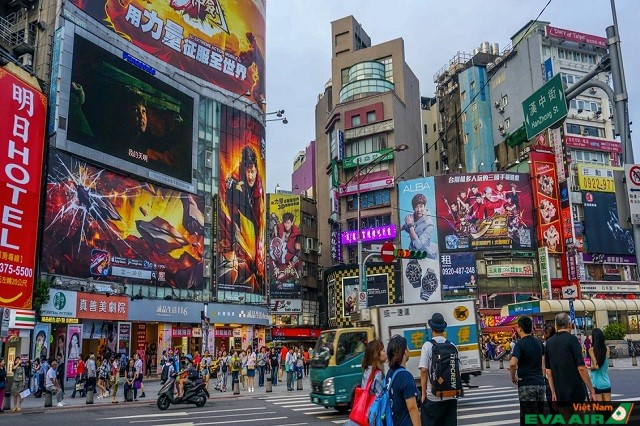 Với sự tập trung của hàng loạt cửa hàng, quán ăn, chợ Ximending là nơi tuyệt vời để thỏa mãn đam mê mua sắm ở Đài Bắc