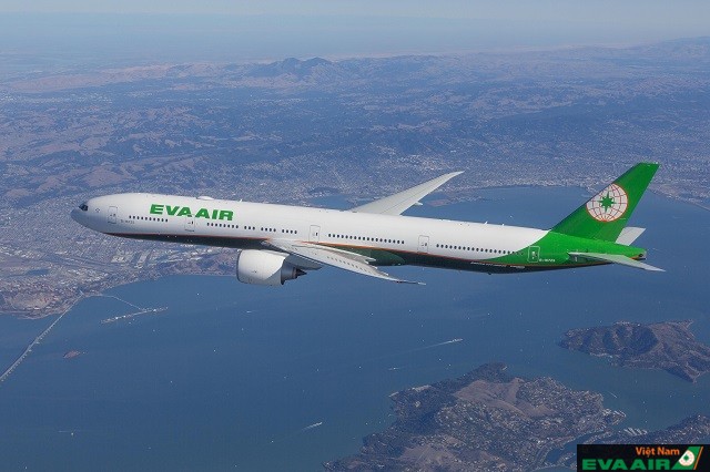 Hãng hàng không EVA Air là một hãng bay được yêu thích ở châu Á