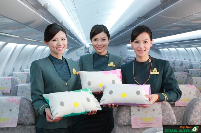 Đội ngũ phi hành đoàn của EVA Air được đào tạo bài bản về chuyên môn và nghiệp vụ