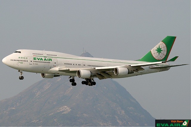 Hãng hàng không EVA Air là một trong những lựa chọn phổ biến của hành khách Việt Nam