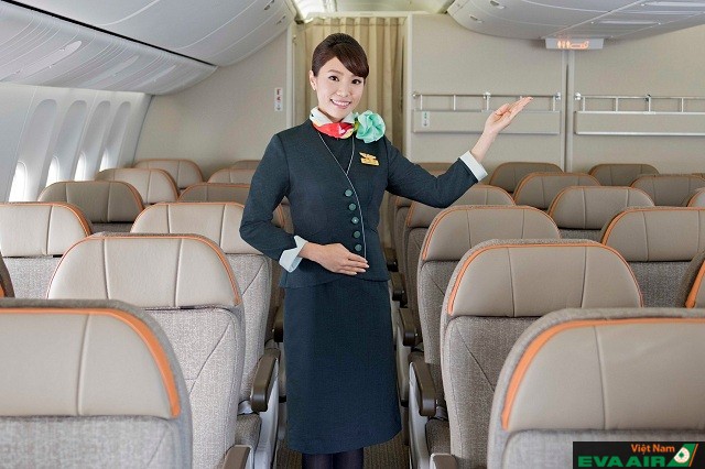 Phong cách phục vụ thân thiện của EVA Air góp phần giúp cho hãng bay nhận được sự lựa chọn của hành khách