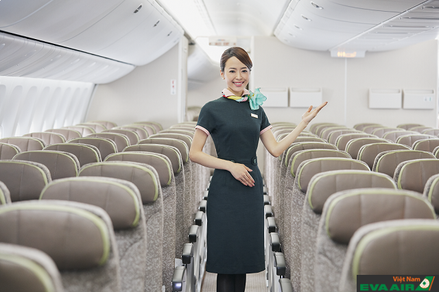 Với chất lượng bay tuyệt vời, EVA Air hứa hẹn sẽ mang đến cho bạn những hành trình thật an toàn và thoải mái