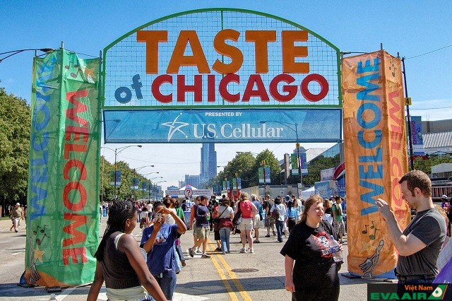 Taste Of Chicago là lễ hội ẩm thực lớn nhất Chicago