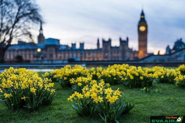 Mùa xuân London với thời tiết dễ chịu cùng thiên nhiên xinh đẹp là thời điểm lý tưởng để khám phá thành phố