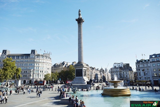 Trafalgar Square – Một trong những điểm du lịch hàng đầu không thể bỏ lỡ ở London