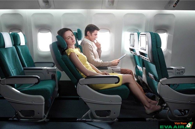 Với nhiều tiện nghi hiện đại, EVA Air hứa hẹn sẽ mang đến những chuyến bay thoải mái nhất cho hành khách