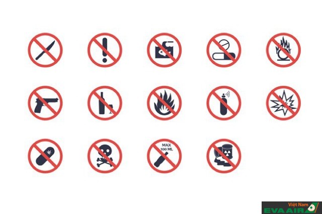 Những chất gây cháy nổ thường bị cấm khi mang lên máy bay