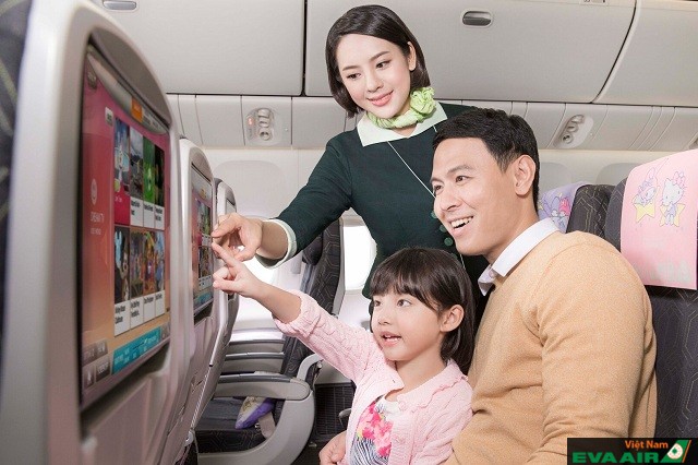 Những hạng ghế trên máy bay EVA Air