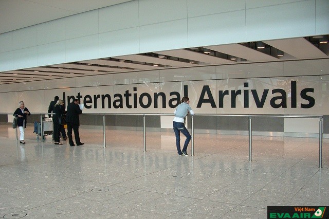 Khu vực sảnh đến quốc tế là điểm dừng chân cho các chuyến bay quốc tế của bạn