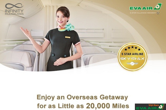 Những ưu đãi của EVA Air dành cho khách hàng
