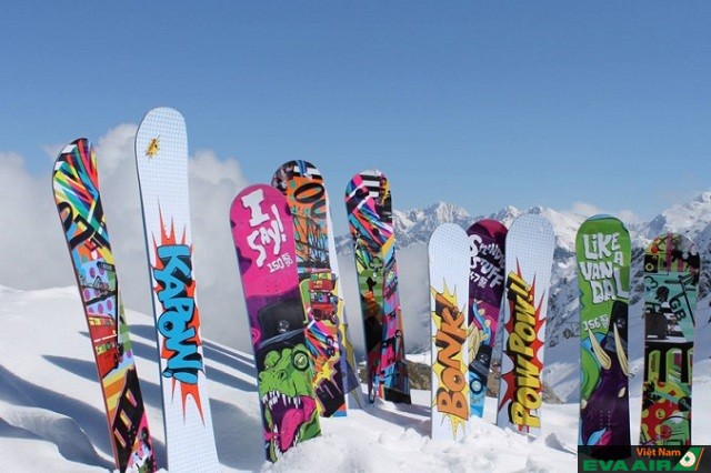Thiết bị trượt tuyết là hành lý đặc biệt theo quy định của EVA Air