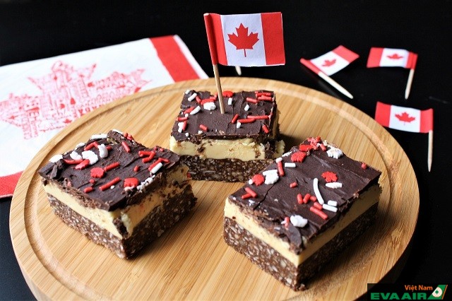 Nanaimo Bars là món ăn hảo hạng tại Canada mà bạn không nên bỏ qua