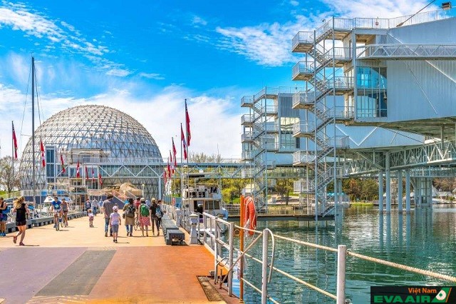 Đi bộ tham quan cũng là điều tuyệt vời bạn không nên bỏ qua tại Ontario Place