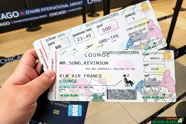 Làm gì khi bị mất vé máy bay EVA Air?