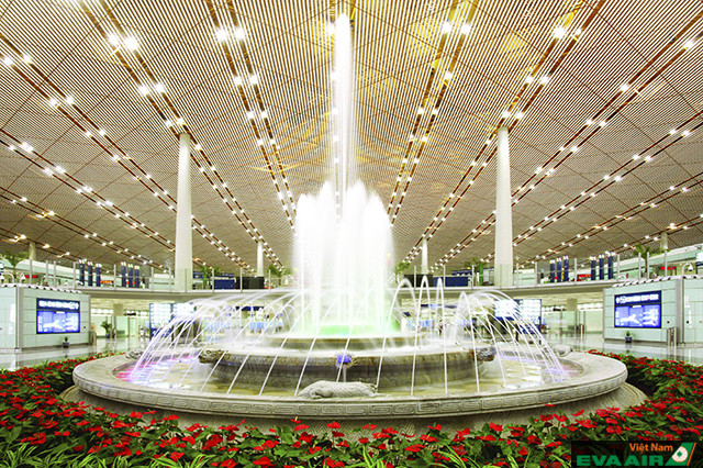 Không chỉ có nhiều dịch vụ sân bay Quốc tế Bắc Kinh còn có nhiều tảo cảnh đẹp để du khách thư giãn