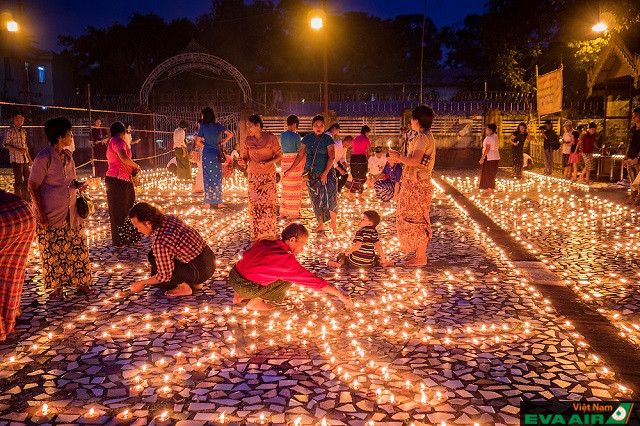 Lễ hội ánh sáng Thadinhyut là một sự kiện tuyệt vời đáng để bạn trải nghiệm tại Myanmar