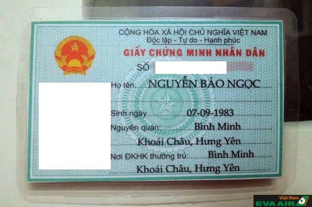 Chứng minh nhân dân là một trong những giấy tờ không thể thiếu khi đi máy bay