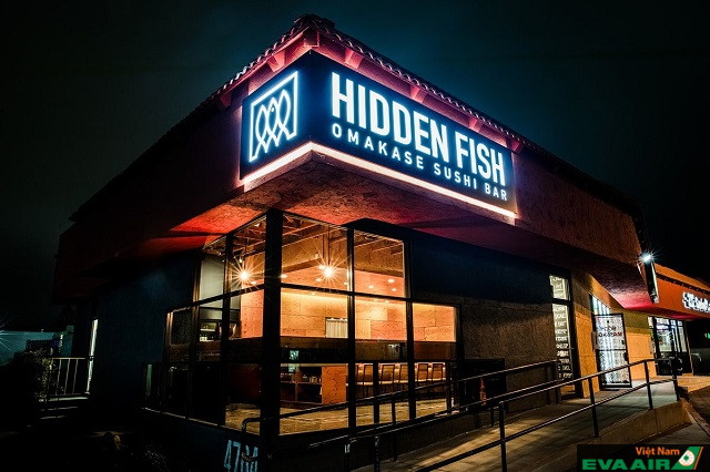 Hidden Fish là nhà hàng chuyên phục vụ các món sushi hải sản hấp dẫn