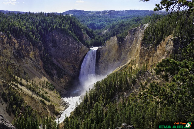 Khung cảnh hùng vỹ tại hẻm núi Grand Canyon của công viên quốc gia Yellowstone