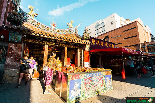Tuy nhỏ nhưng đền thờ Thần thành phố Xiahai lại là điểm hành hương phổ biến
