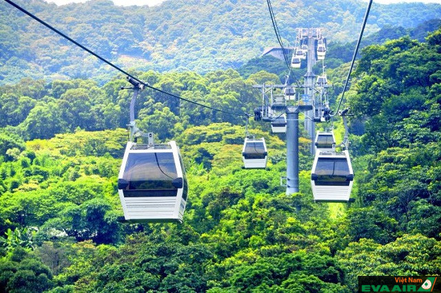 Đi cáp treo Maokong Gondola sẽ giúp bạn được ngắm nhìn khung cảnh tự nhiên tuyệt đẹp