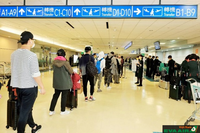 Sân bay Đài Loan cho phép hành khách quá cảnh trở lại