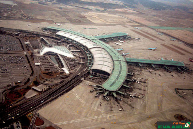 Sân bay quốc tế Incheon là sân bay hàng đầu tại Hàn Quốc