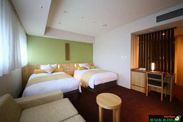 Không gian phòng nghỉ tại khách sạn Hotel Gracery Shinjuku