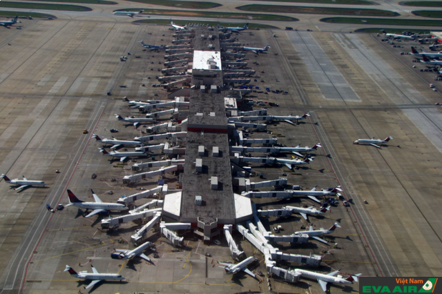 Sân bay quốc tế Hartsfield- Jackson Atlanta hiện là nơi hoạt động của nhiều hãng hàng không lớn