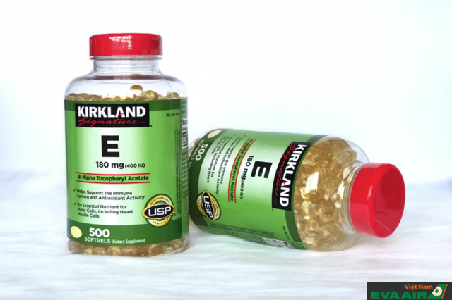 Vitamin E Kirkland 400 IU là một trong những sản phẩm thực phẩm chức năng bổ sung chất dinh dưỡng nổi tiếng của Mỹ