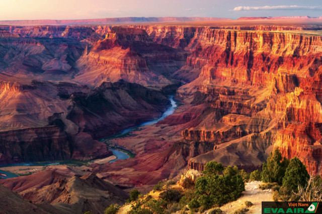 Grand Canyon National Park sở hữu hệ thống cảnh quan đáng kinh ngạc