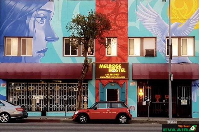 Melrose Hostel là một điểm dừng lý tưởng ở Los Angeles