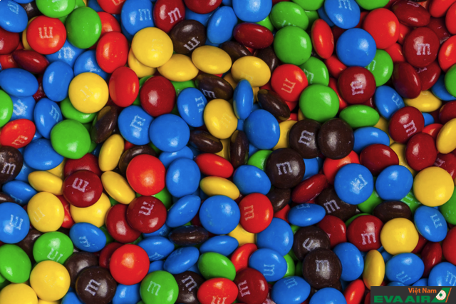 M&M’s có khá nhiều hương vị và màu sắc khác nhau