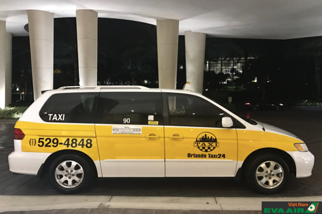 Taxi ở Orlando thường được tính theo giờ