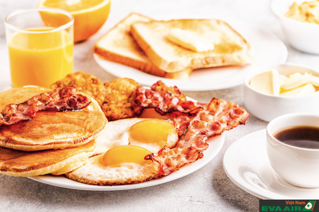 Người Mỹ thường chọn những bữa sáng nhanh gọn và đơn giản