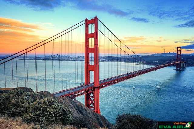 Cầu Cổng Vàng là một địa điểm khó bỏ lỡ khi du lịch San Francisco