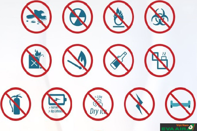 Có nhiều đồ dùng bị cấm mang theo trong hành lý
