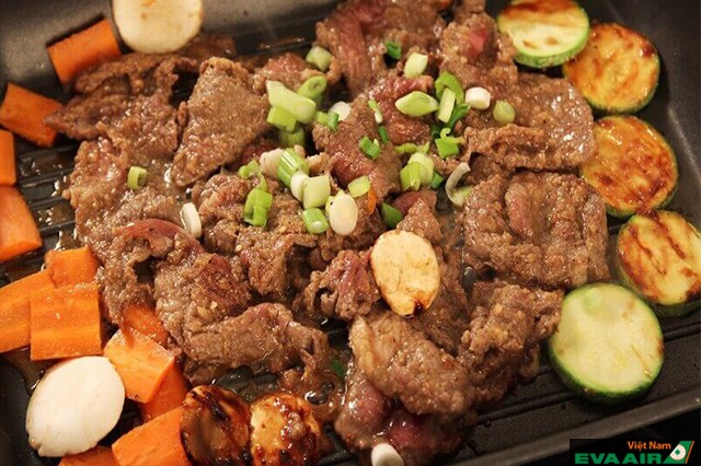 Thịt bò nướng Bulgogi lừng danh