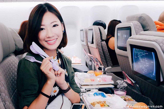 Hãng EVA Air là sự lựa chọn của nhiều du khách Việt