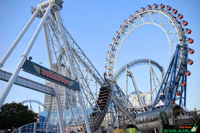 Tokyo Dome City - nơi sở hữu tàu lượn siêu tốc lớn và nhanh