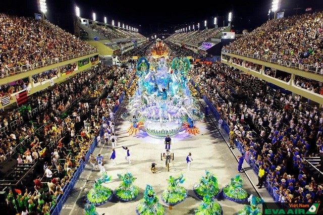 Không khí tưng bừng náo nhiệt ở lễ hội Rio Carnival, Brazil