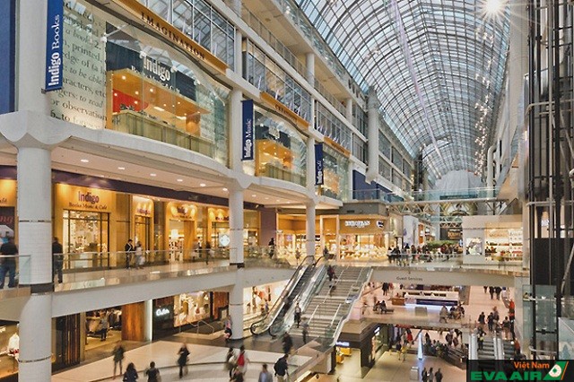 Trung tâm mua sắm Eaton Centre – nơi dành cho những người sành thời trang